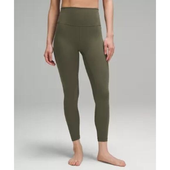 Lululemon Align Leggings Size‎ 2 Army Green High Rise Yoga Pants Buttery Soft - Picture 1 of 4